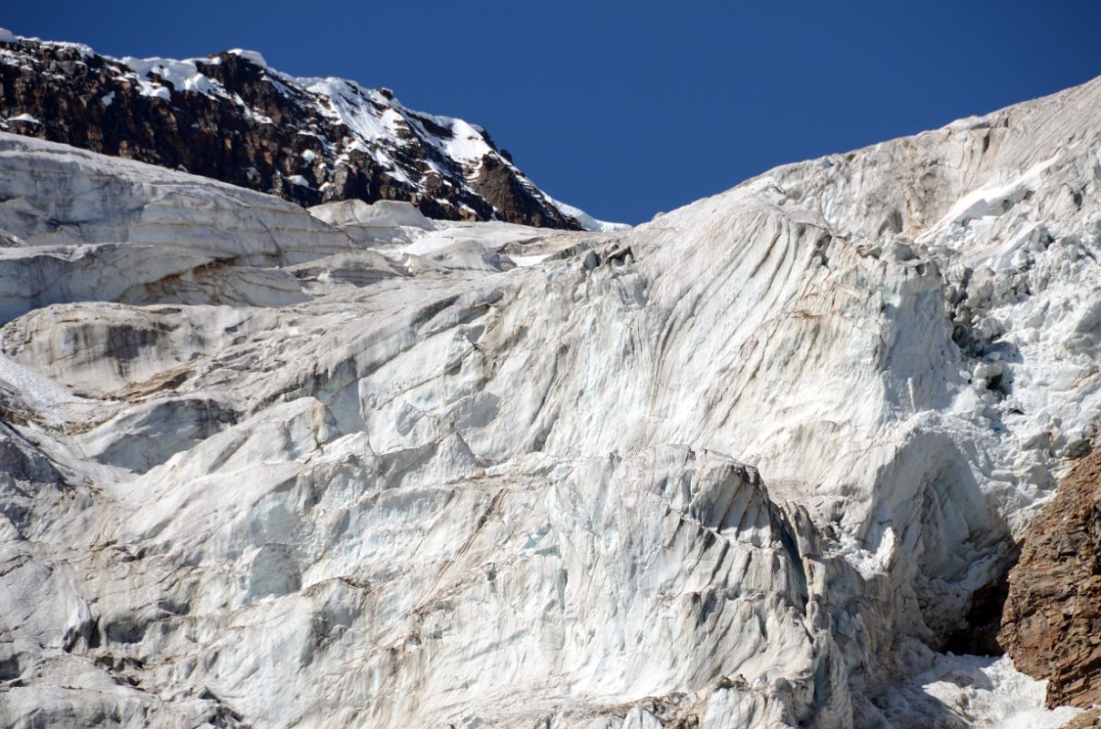 11 Angel Glacier Close Up On Mount Edith Cavell From Cavell Pond